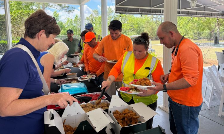 Appreciation Luncheon for Landscaping Staff